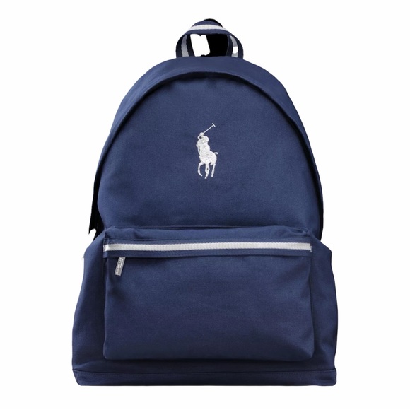 New Navy Blue Polo by Ralph Lauren Backpack